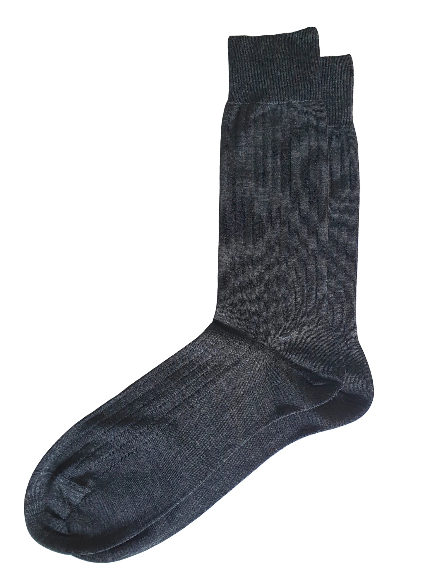 A pair of wool rich men's socks